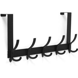 Over The Door Hooks Towel Rack Hanger 5 Triple Coat Hooks Bathroom Organizer